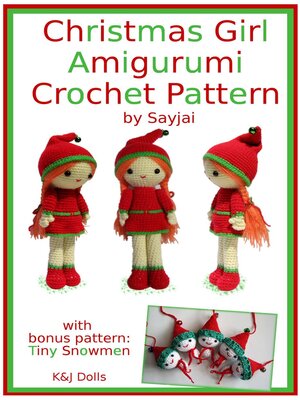 cover image of Christmas Girl Amigurumi Crochet Pattern